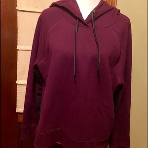 NWT Calvin Klein wine colored hoodie.